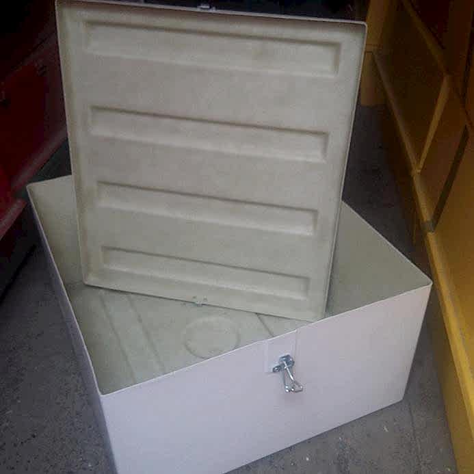 Çiftli polyester akü sandığı