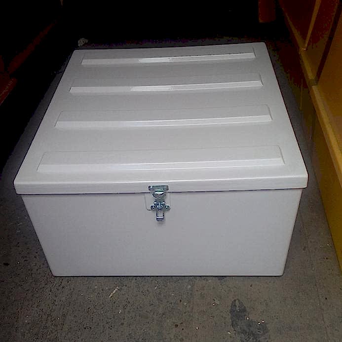 Çiftli polyester akü sandığı